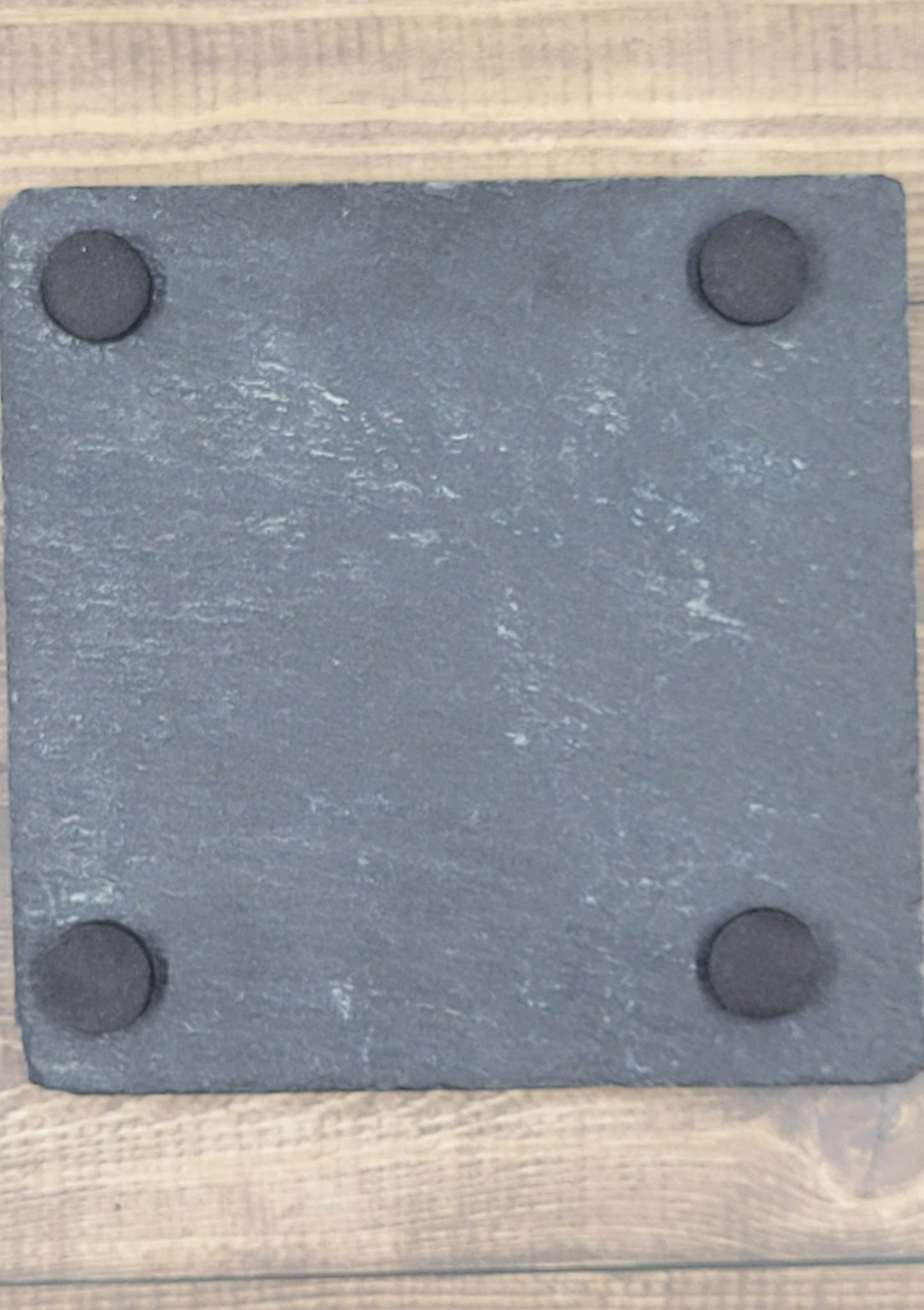 Wild Turkey Bourbon Whiskey Natural Slate Coaster These slate coasters will make a great addition to anyplace from your bar to your coffee table. These are actual stone slate measuring approximately 4" x 4". Each coaster will have 4 foam padded feet.