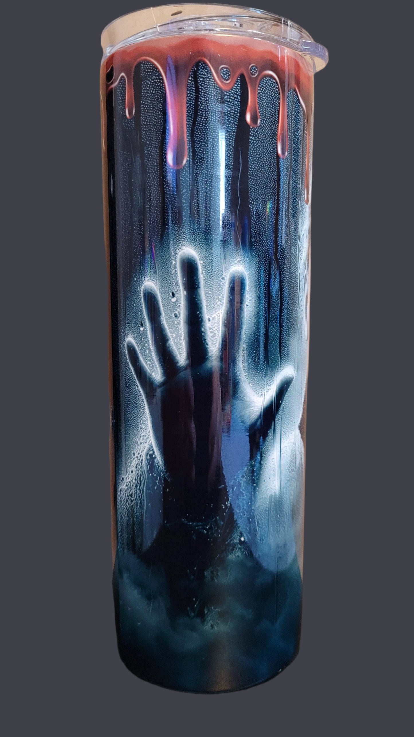 Our horror series sees a new addition.... Michael Myers staring at you through a window in the rain....blood dripping down from the top...