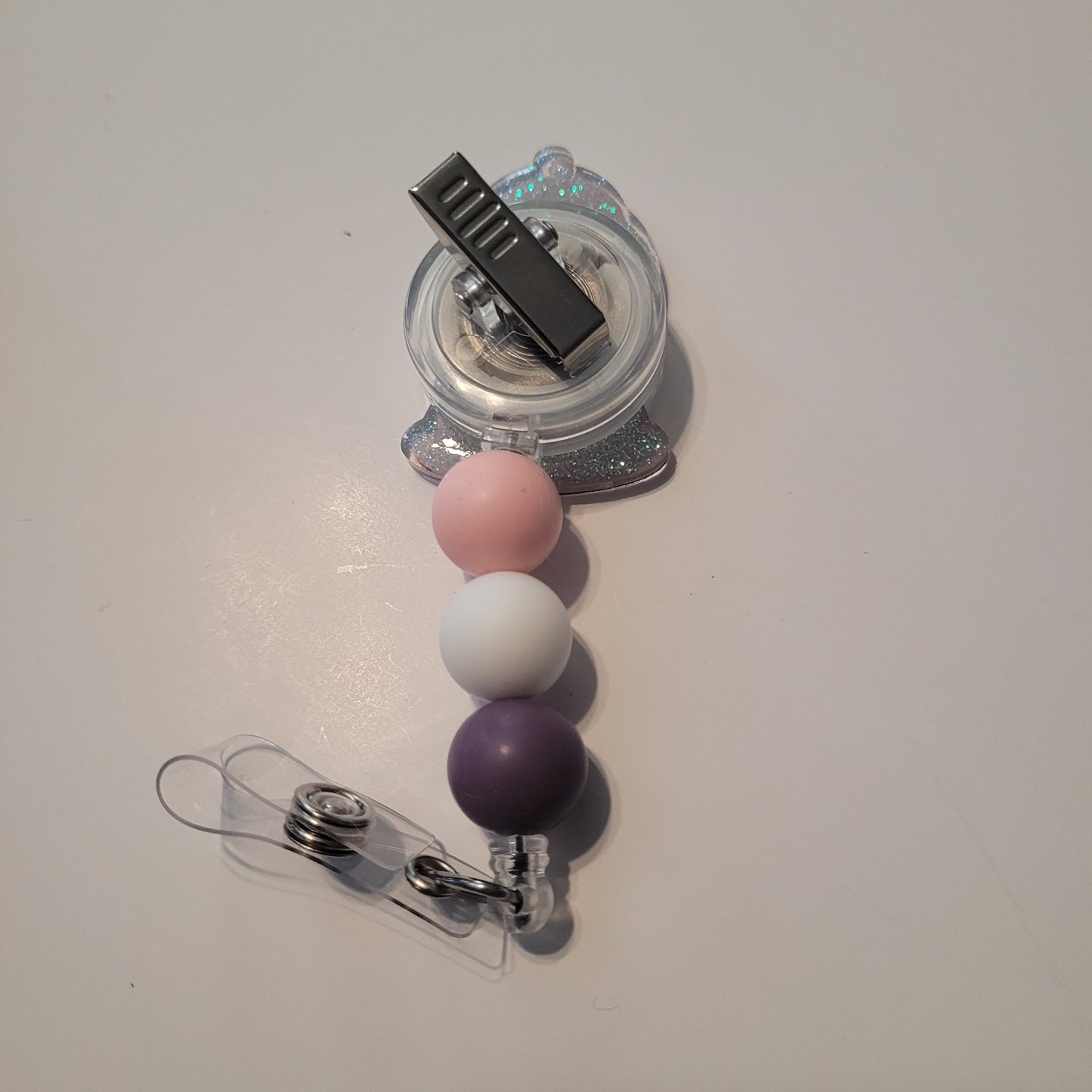 Badge Reel Gumball Machine Pink