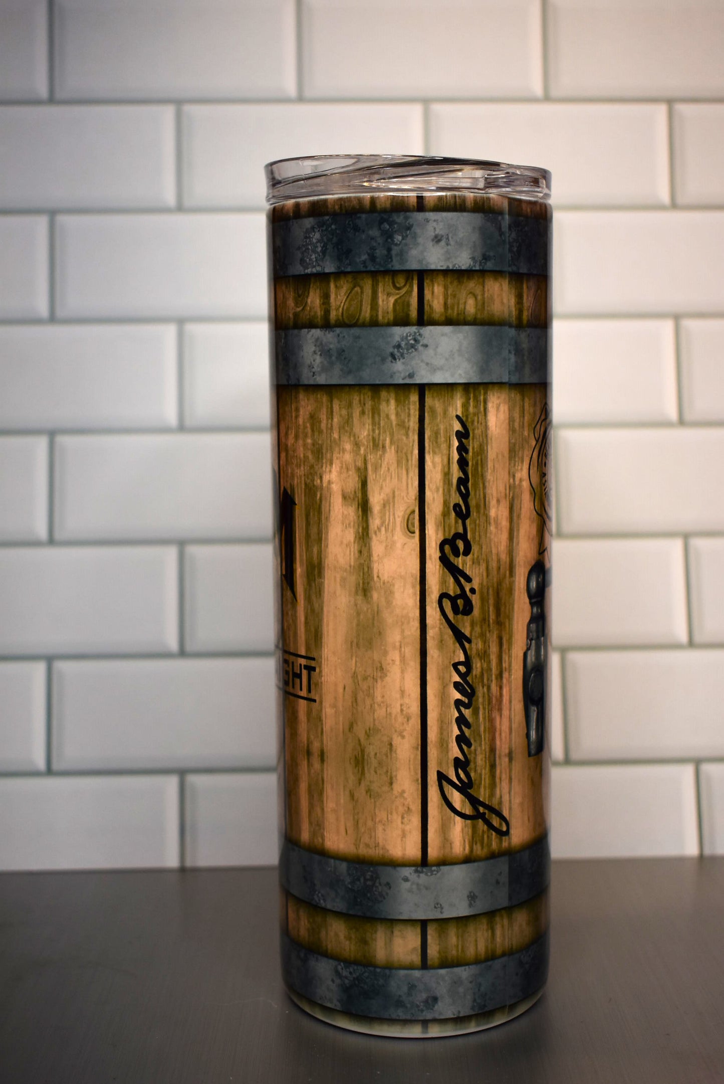 Featuring a sublimated Jim Beam Bourbon logo, this tumbler is a stylish and practical addition to your everyday life.