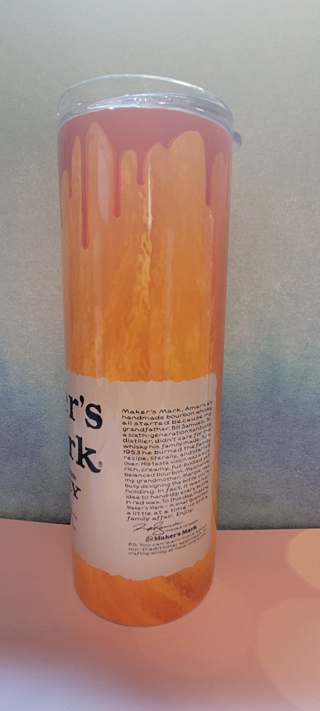 Featuring Maker's Mark, this tumbler is a stylish and practical addition to your everyday life.