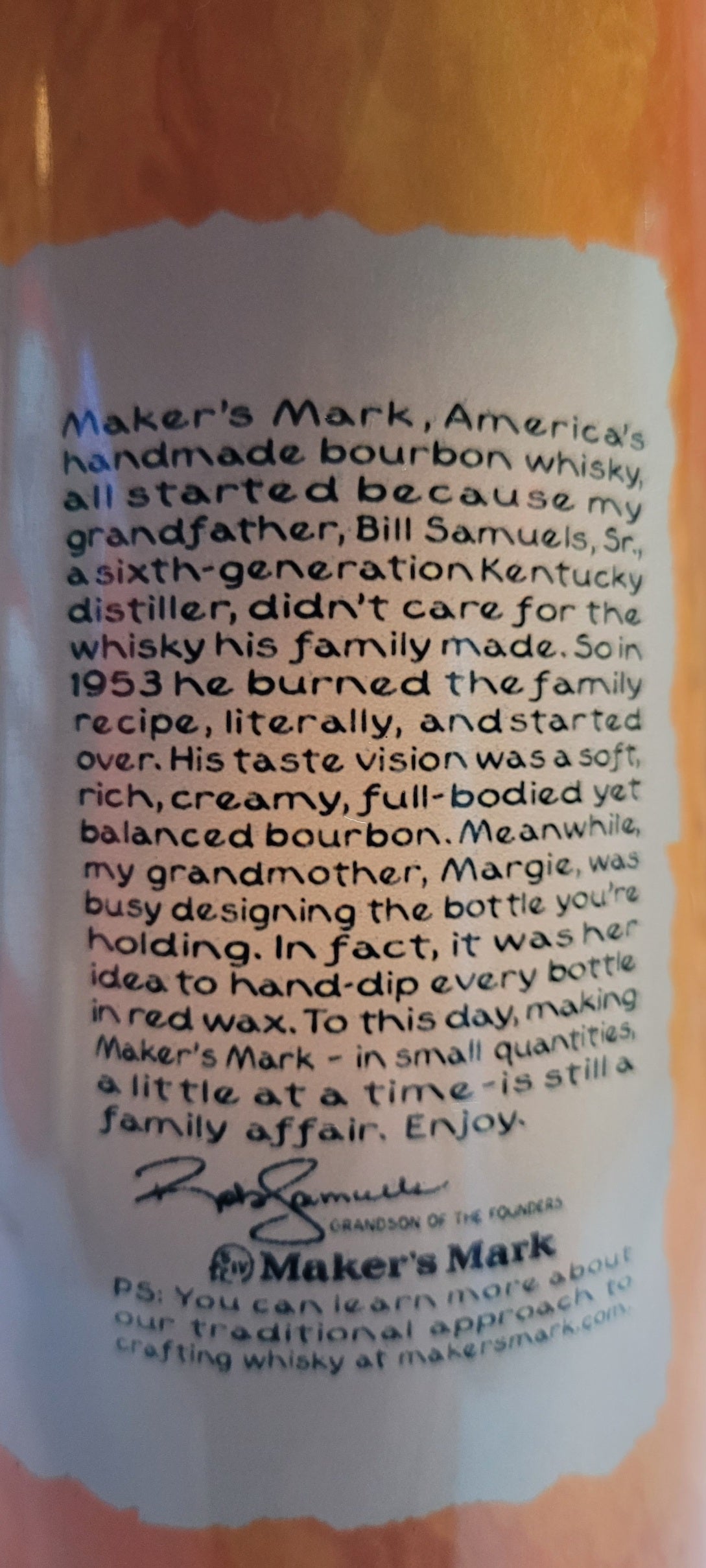 Featuring Maker's Mark, this tumbler is a stylish and practical addition to your everyday life.