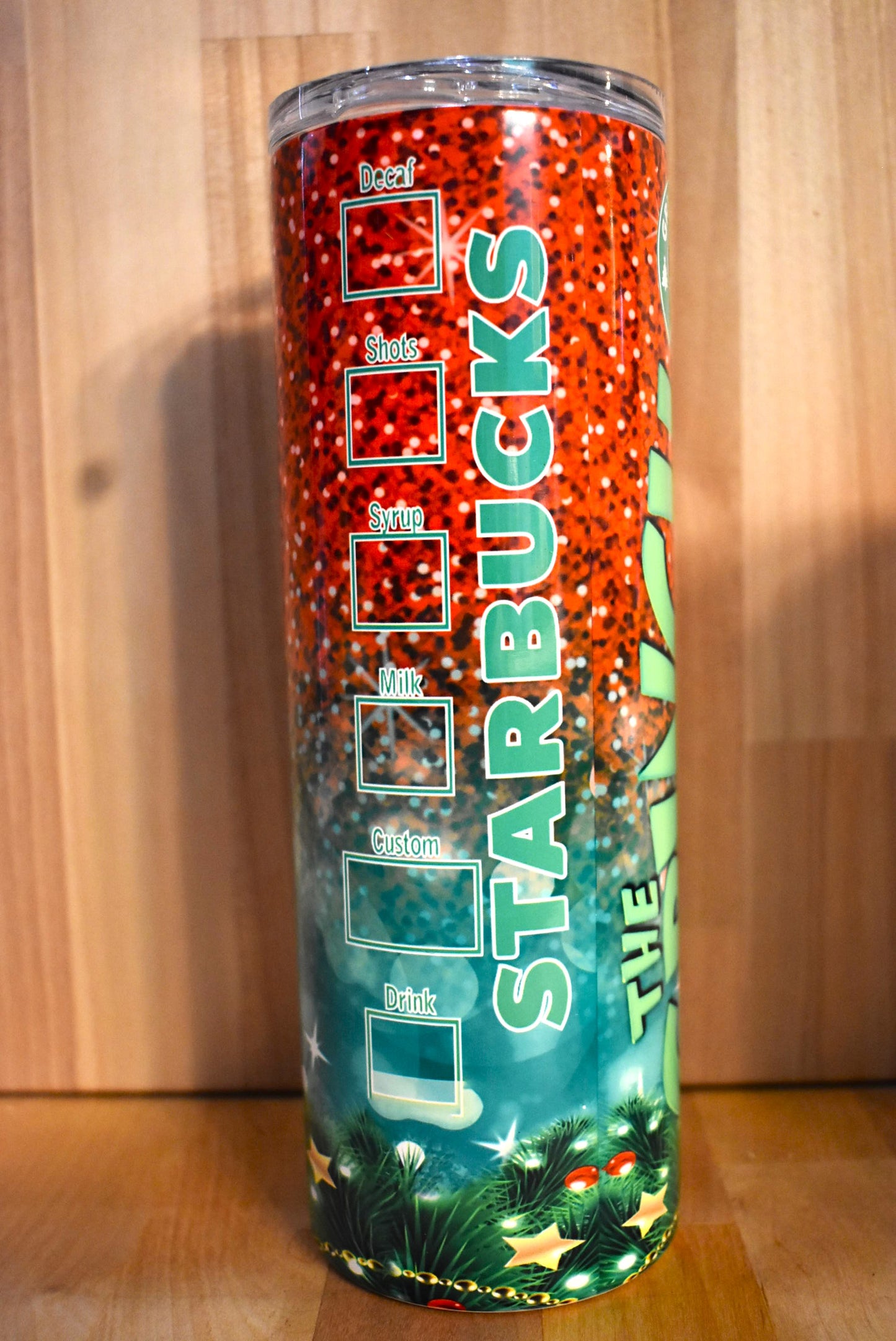 Start your day with a tumbler full of some Grinchmas Blend. Designed and crafted by yours truly... The Grinch. Double-wall vacuum insulation ensures that beverages stay cold for 24+ hours and warm for 8 hours, with a sliding BPA-FREE lid and clear straw to complete the look. Share it with the special Bah Humbug person in your life.