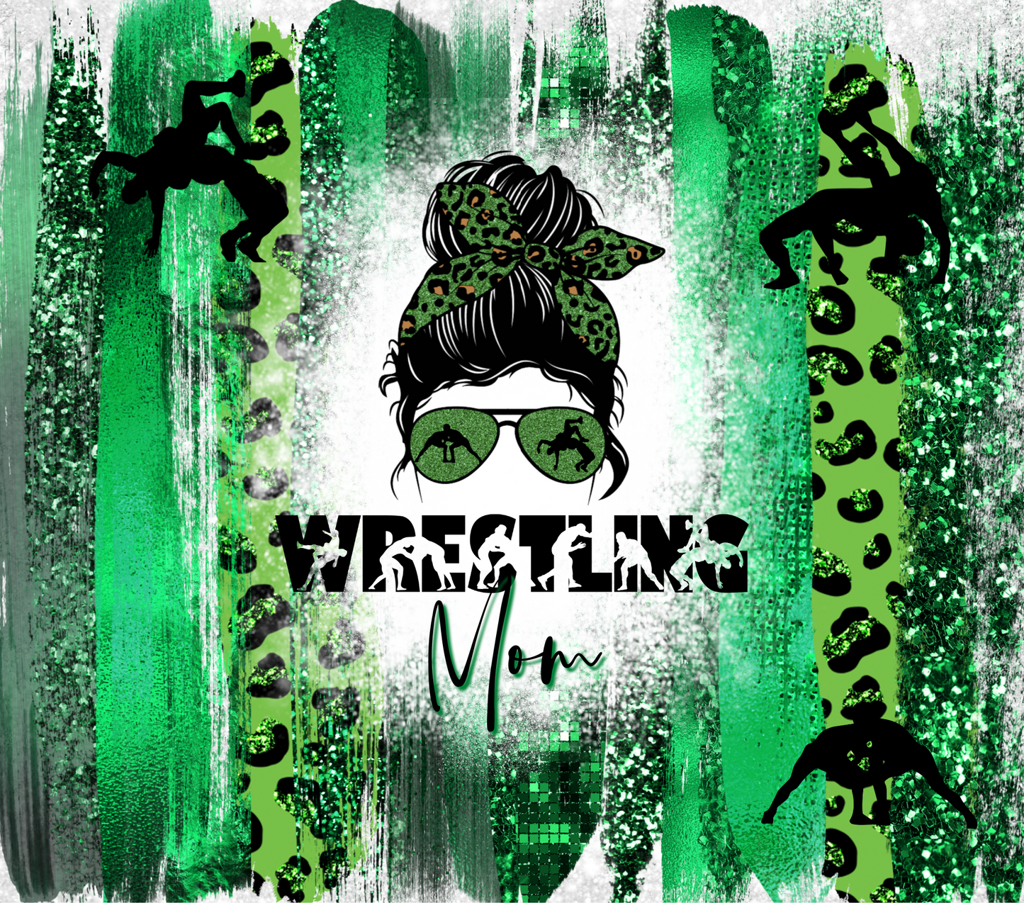 Tumbler 20 oz Wrestling Mom