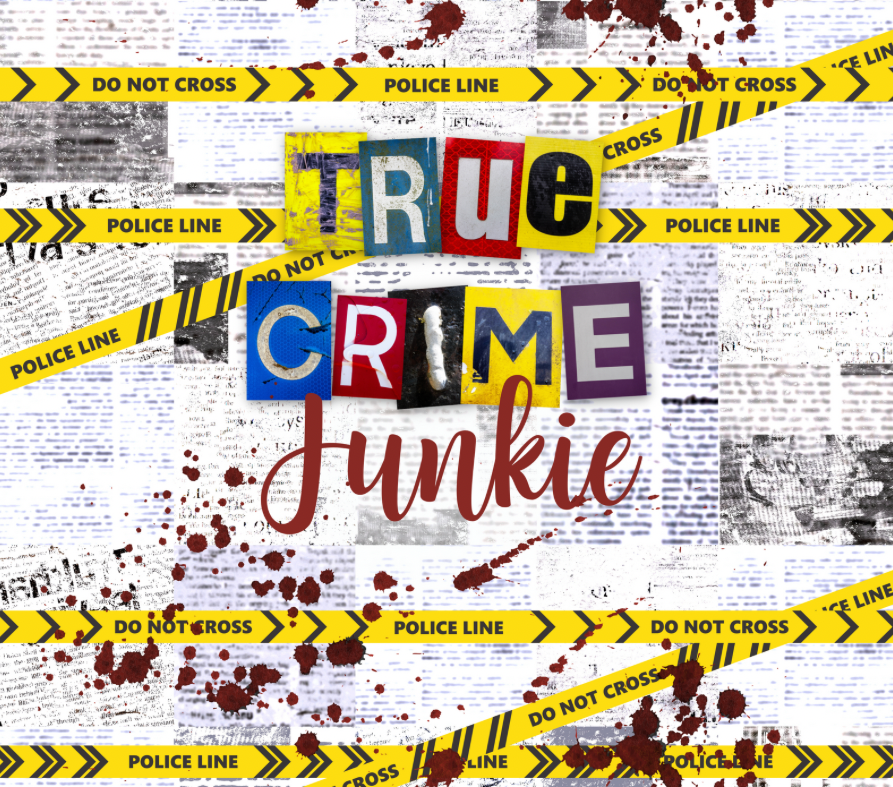 The 20 oz Makerflo Stainless Steel Tumbler with True Crime Junkie offers superior insulation with a double-wall vacuum to keep liquids cold for over 24 hours and warm for 8.