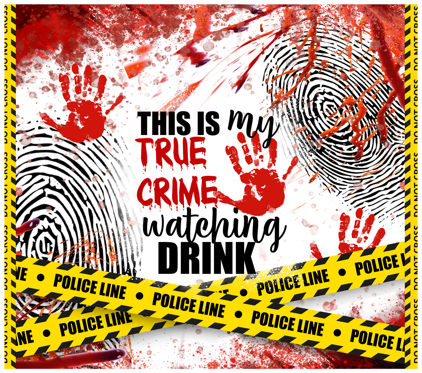 Tumbler 20 oz True Crime Watching