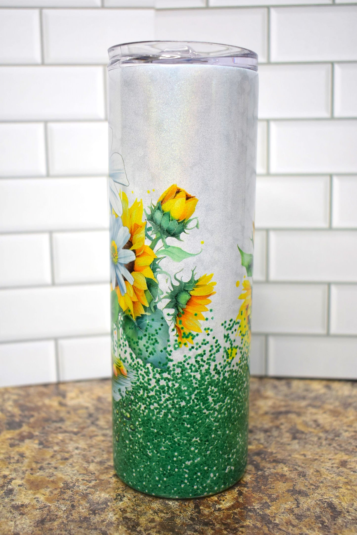 20 oz Stainless Steel Tumbler With A Cute Little Happy Frog To Brighten Your Day