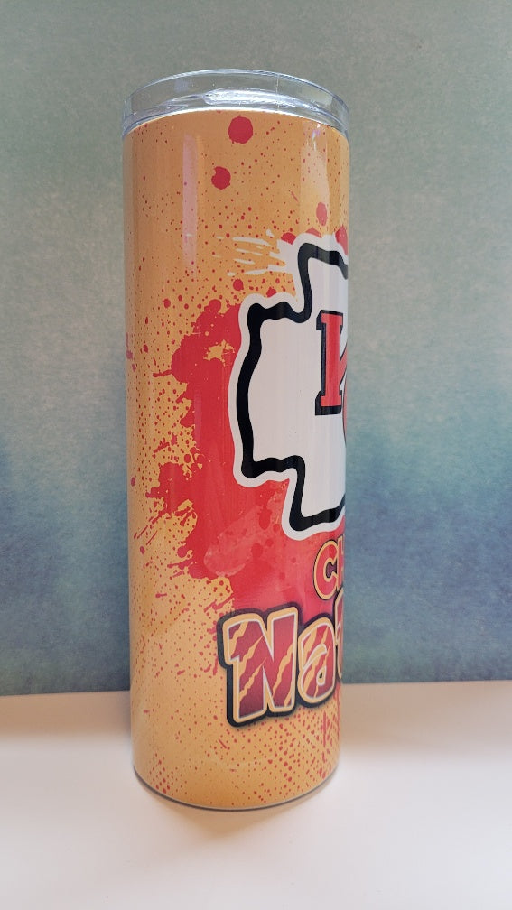 Tumbler 20 oz Chiefs Paint Splatter