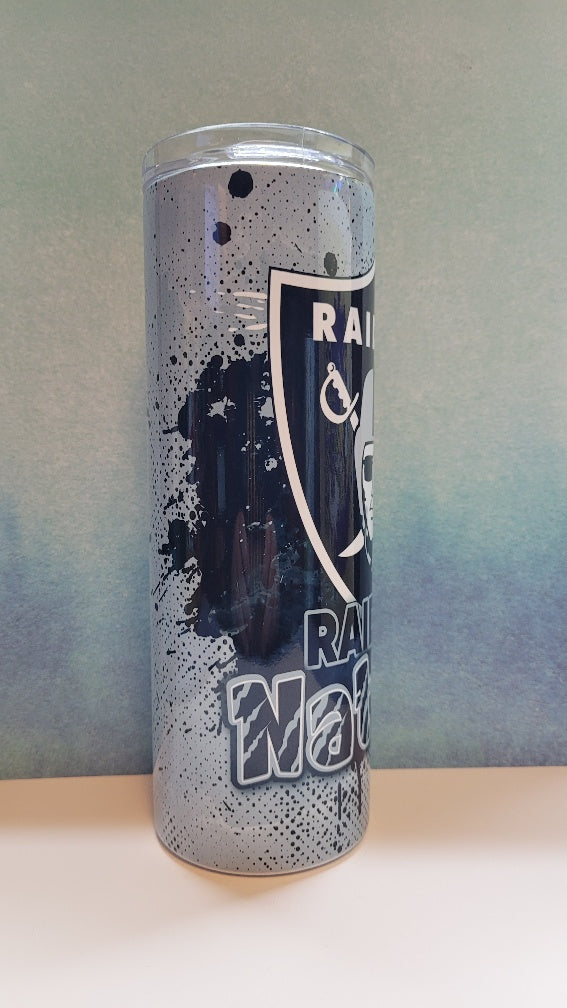 Tumbler 20 oz Raiders Paint Splatter