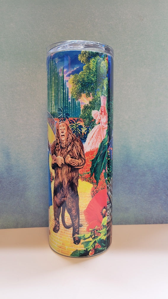 TUMBLER WITH WIZARD OF OZ THEME