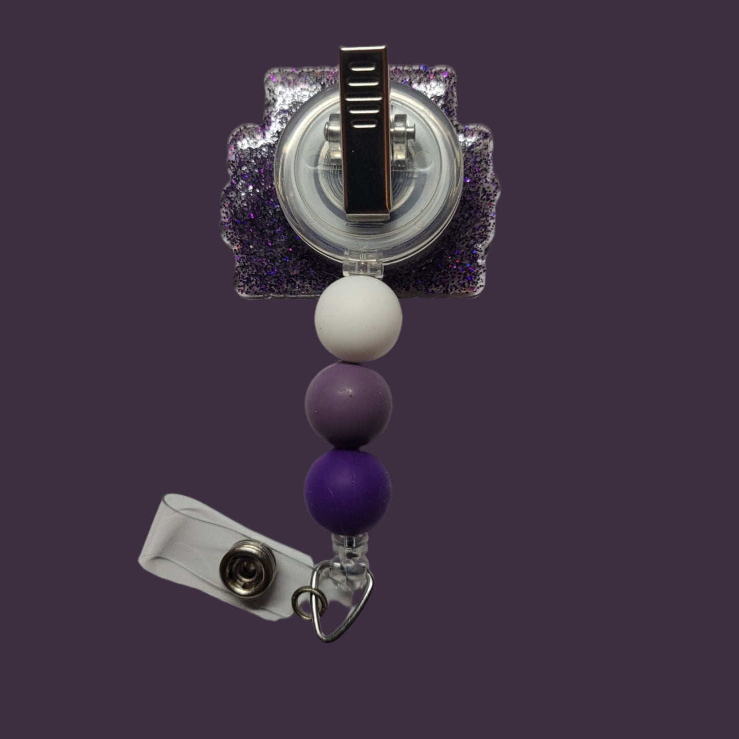 #Nurselife Another addition to our Medical Field line up we have Private Parts! A purple and white color theme with the phrase I See More Private Parts Than A Hooker on this Badge Reel. A purple glitter back and 3 silicone beads add to the finished look, you know, while you see all those private parts!