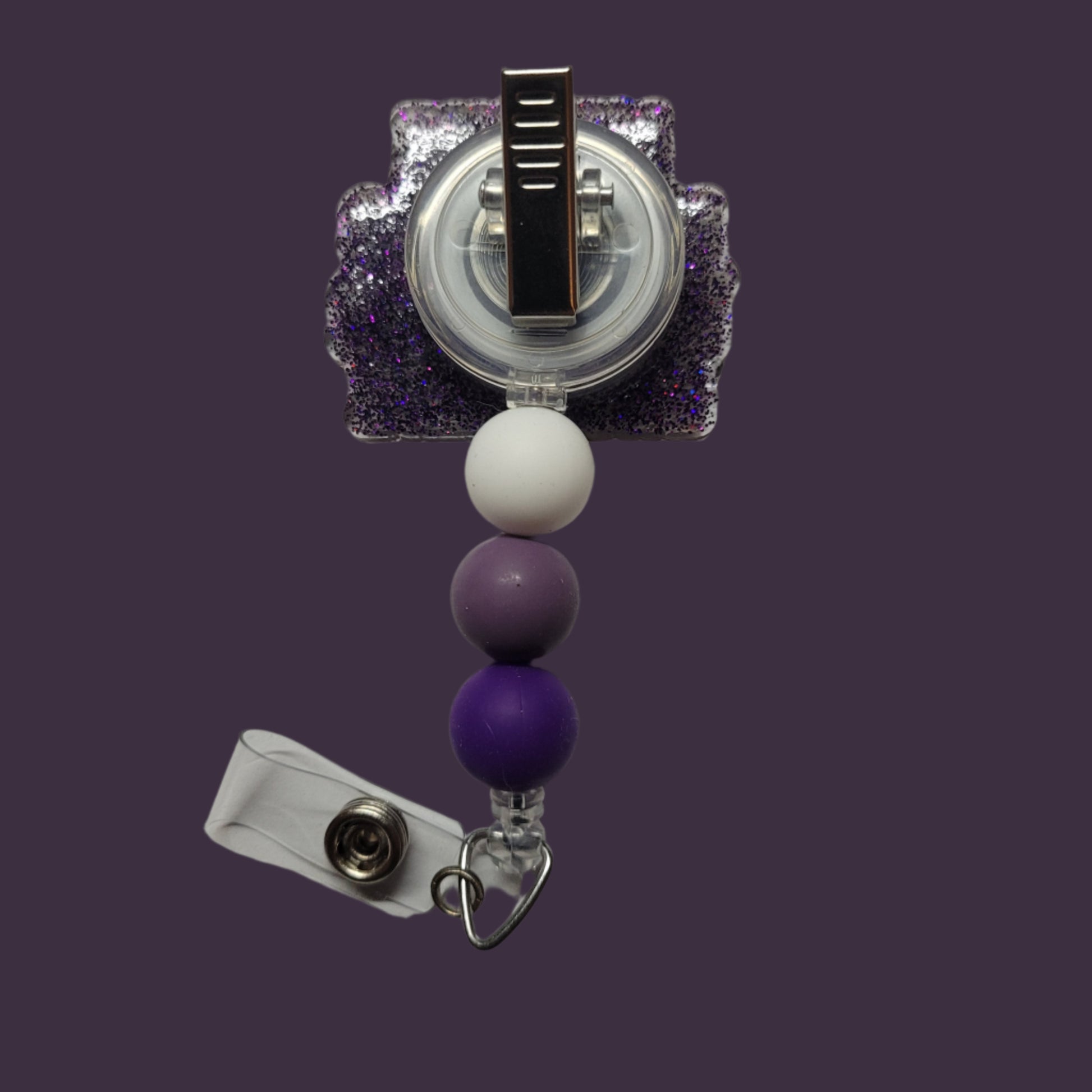 #Nurselife Another addition to our Medical Field line up we have Private Parts! A purple and white color theme with the phrase I See More Private Parts Than A Hooker on this Badge Reel. A purple glitter back and 3 silicone beads add to the finished look, you know, while you see all those private parts!