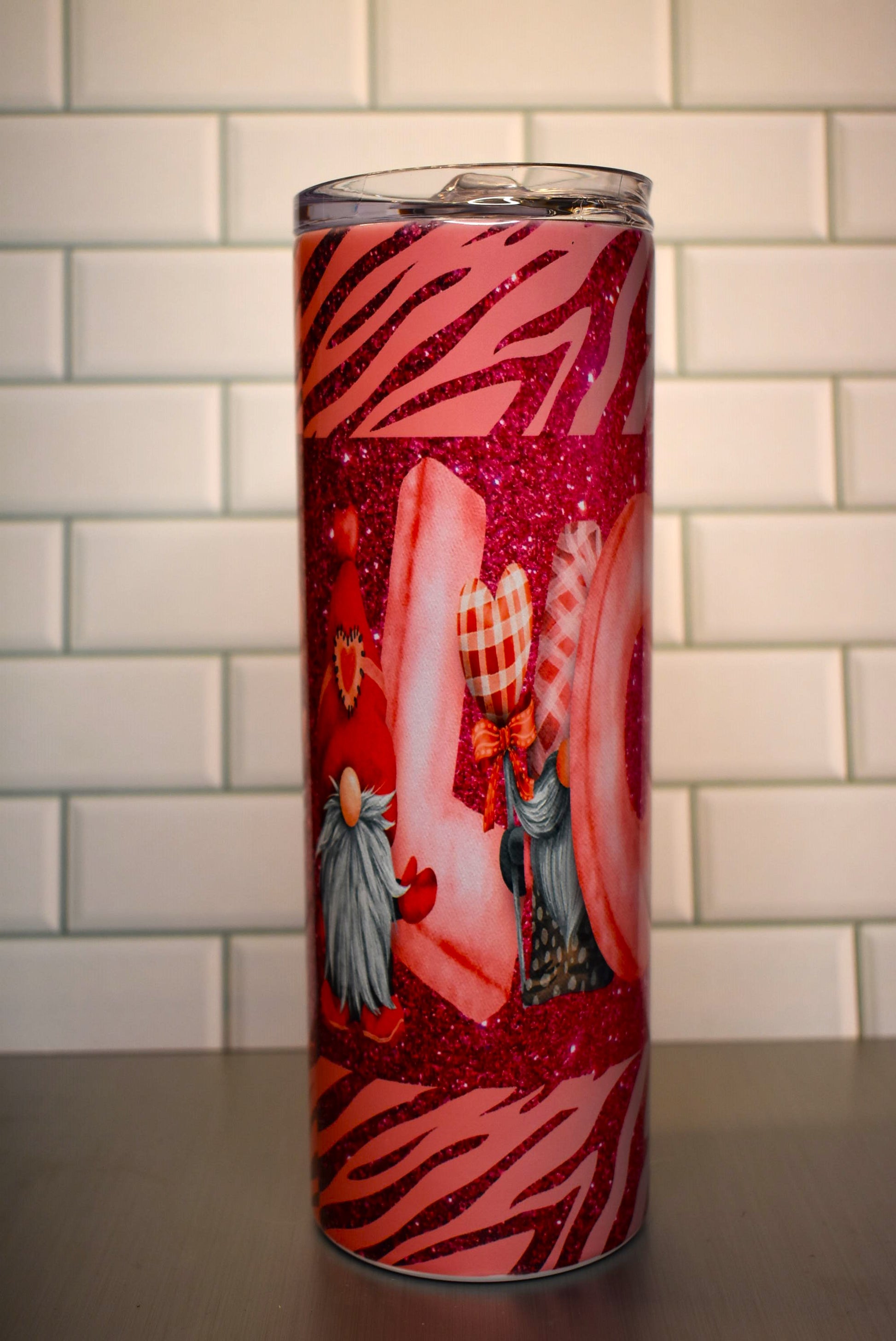 Gnome Valentine 20 oz Tumbler