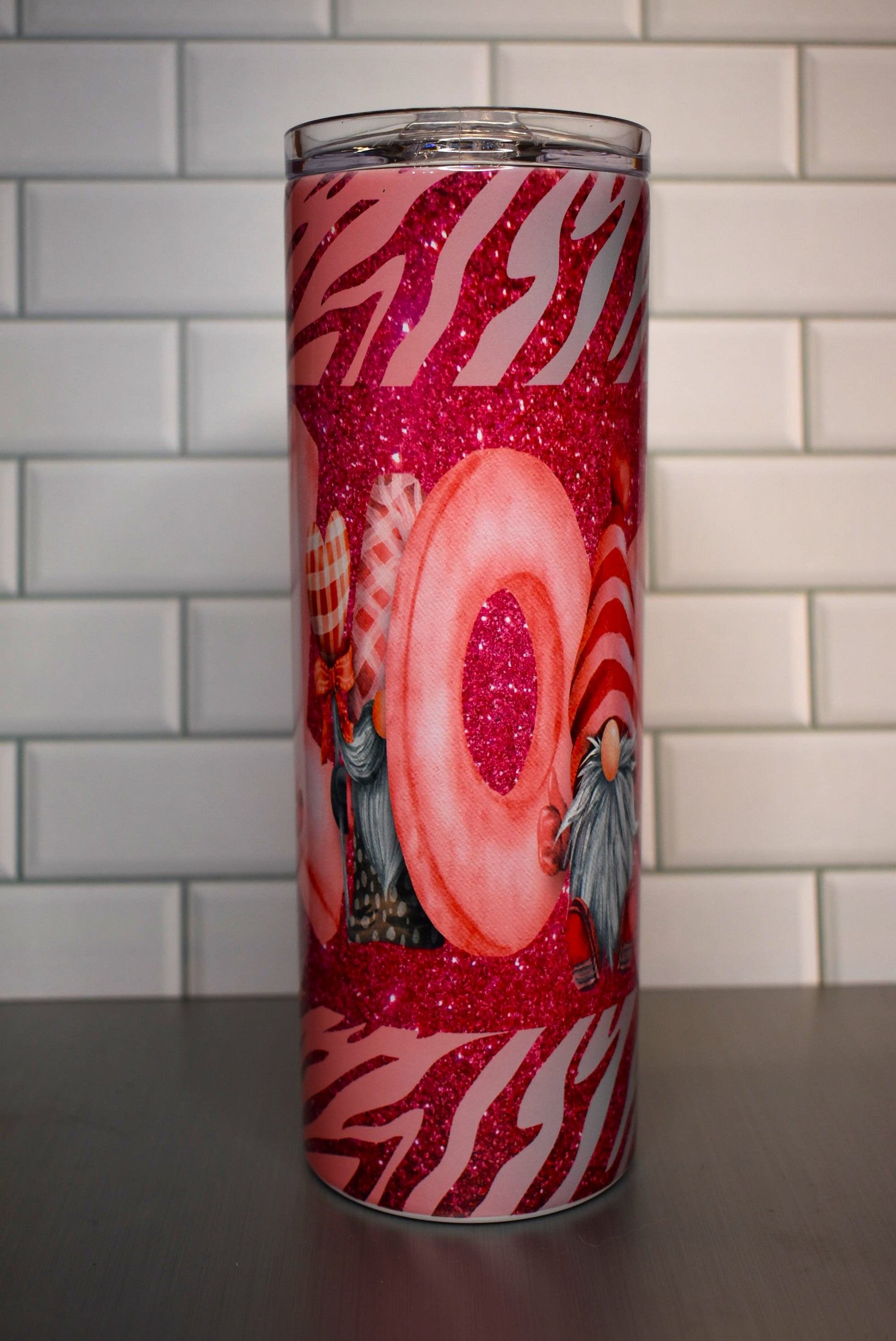 Tumbler 20 oz Love Gnome Valentine