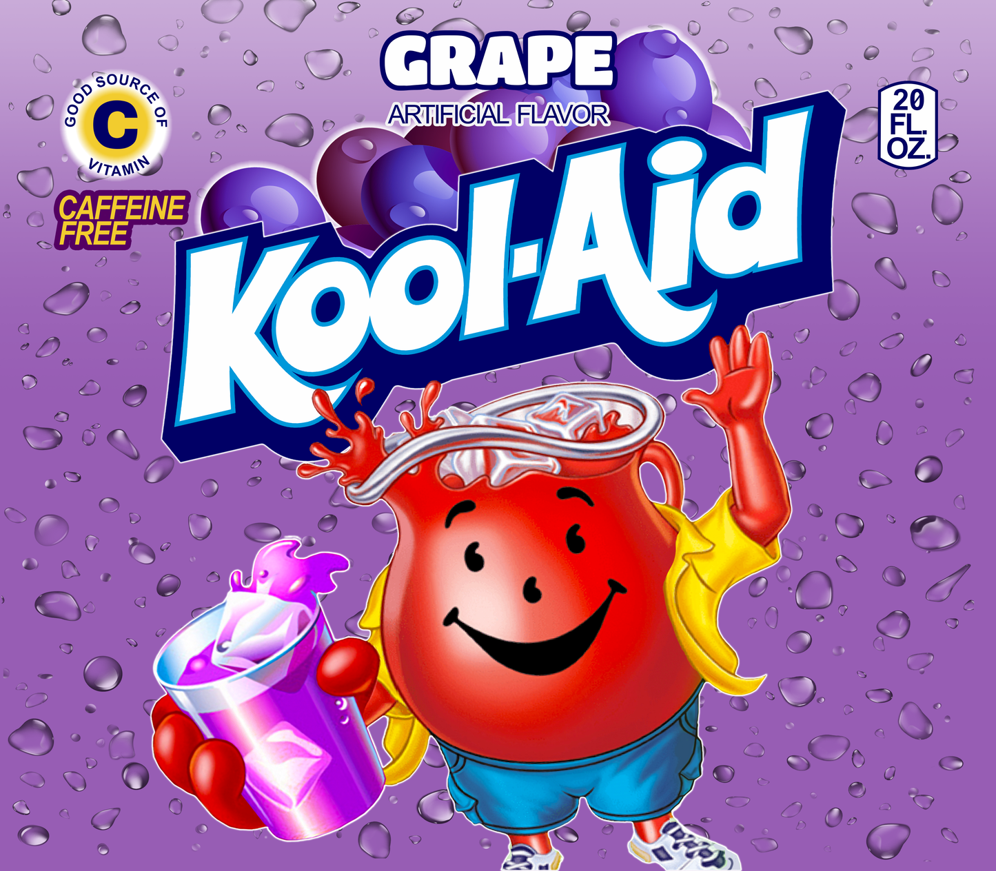 Tumbler 20 oz Kool-Aid Grape