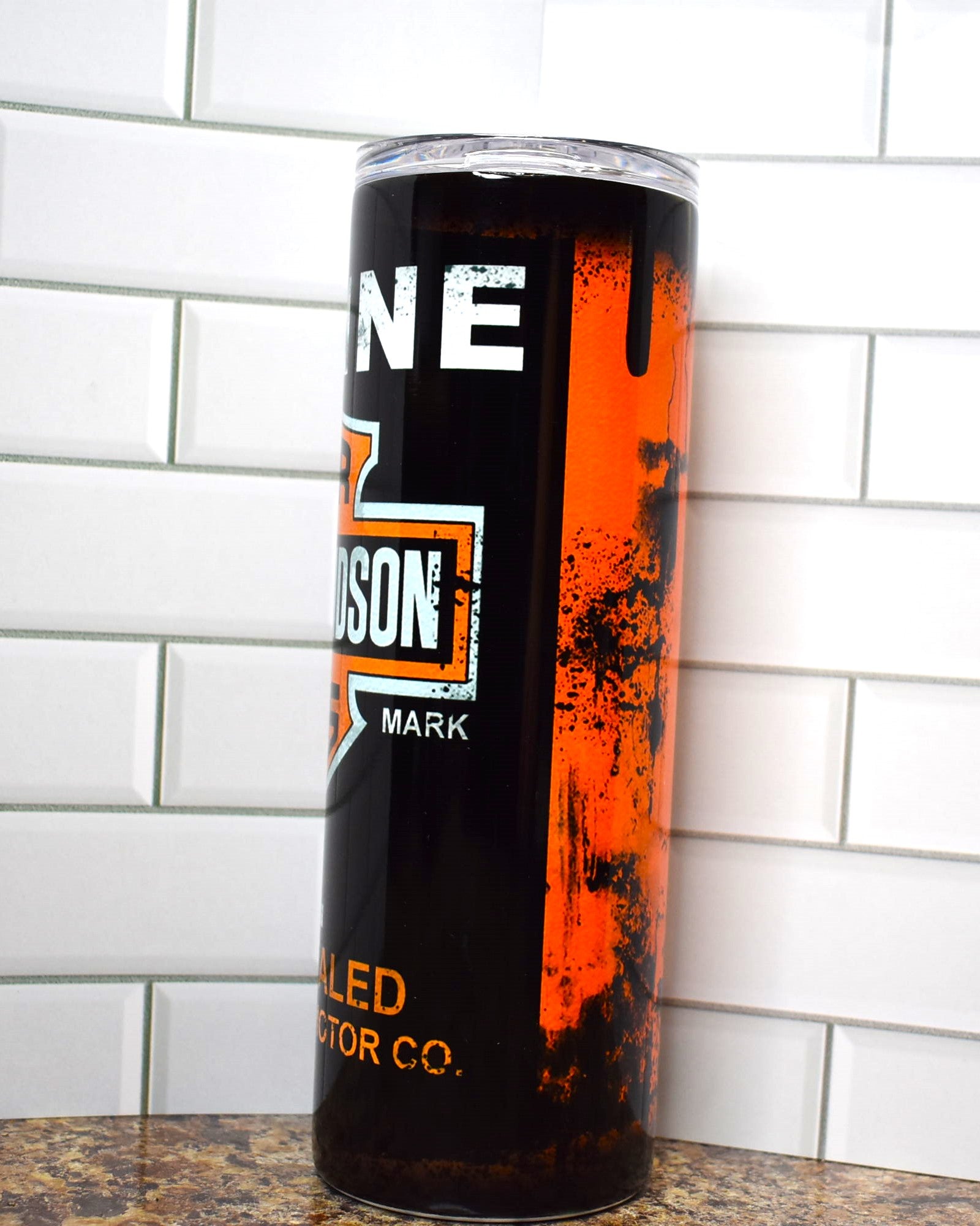 New to our line is our distressed finish look. Here we have a Harley Davidson oil can fully depicting this new look. Great for the mechanic or any cycle enthusiast.