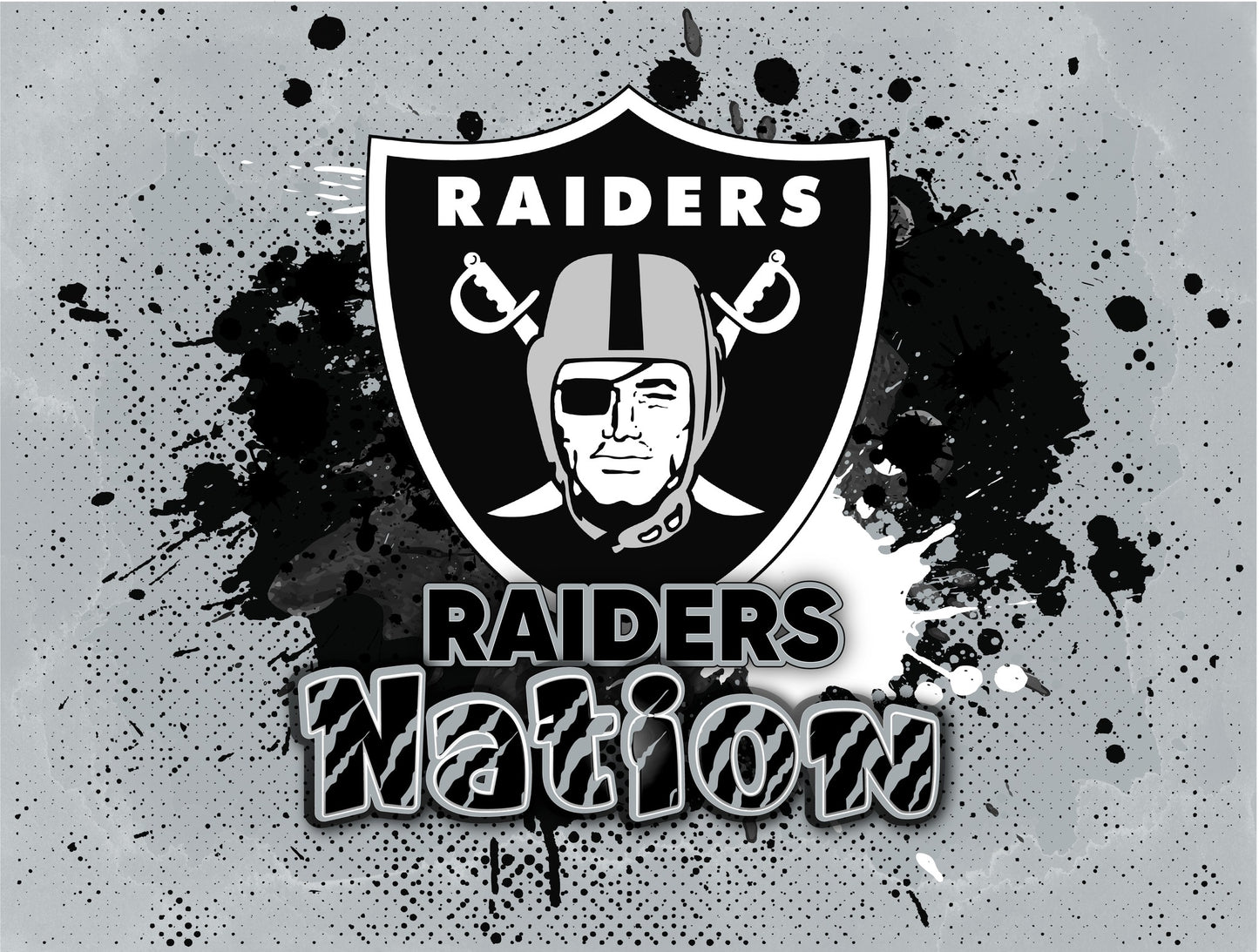 Tumbler 20 oz Raiders Paint Splatter