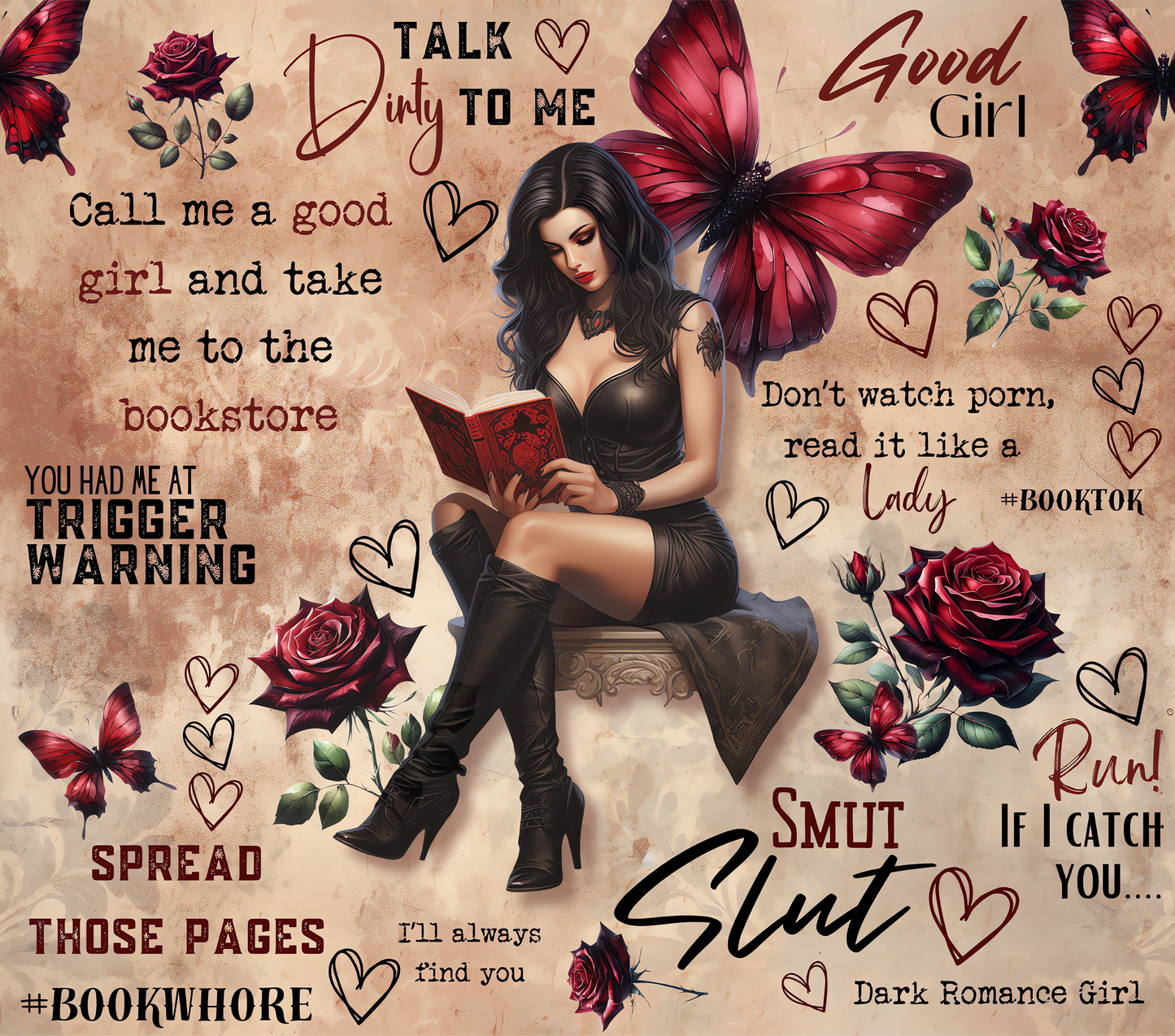 Tumbler 20 oz Talk Dirty To Me