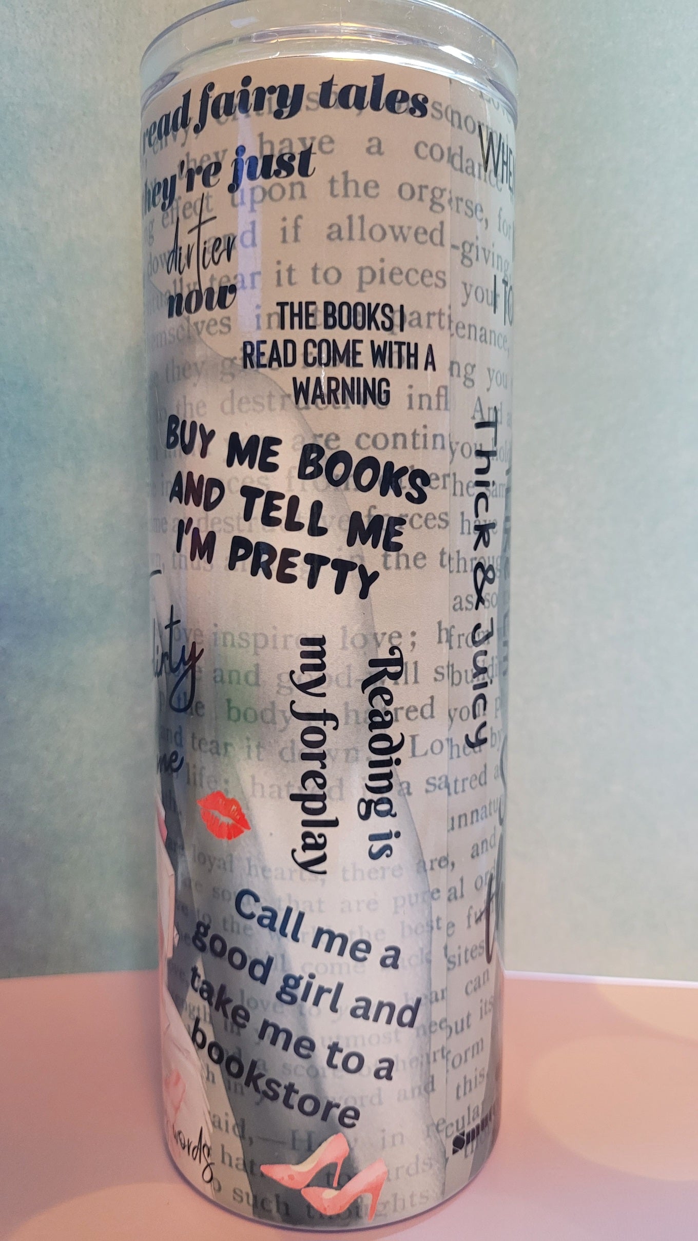 20 OZ Tumbler sublimated with dark romance theme