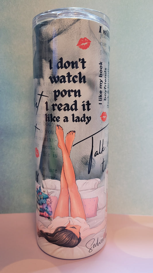 20 OZ Tumbler sublimated with dark romance theme