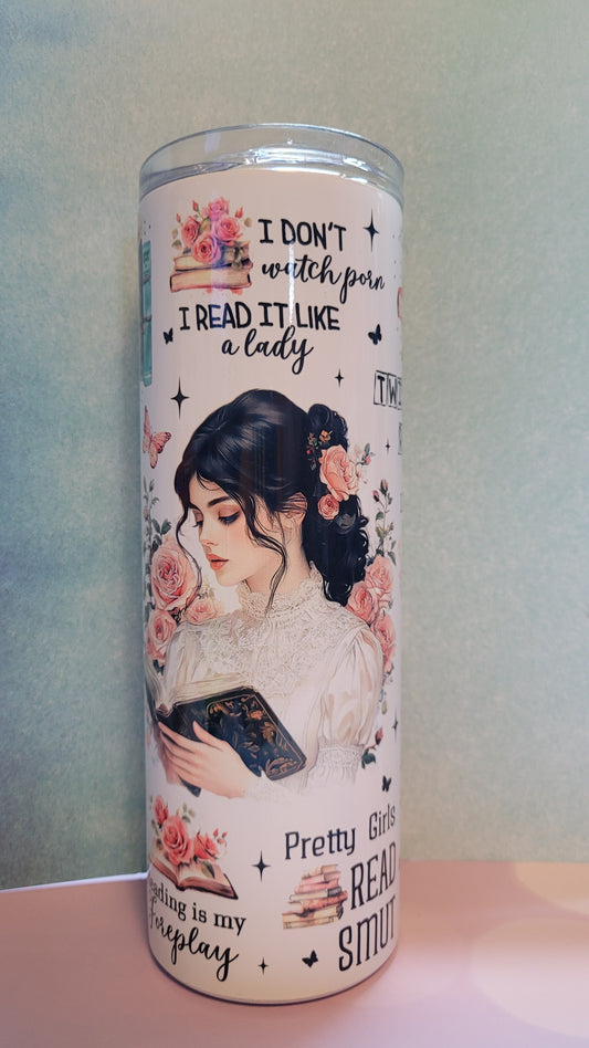 20 OZ Tumbler sublimated with dark romance theme