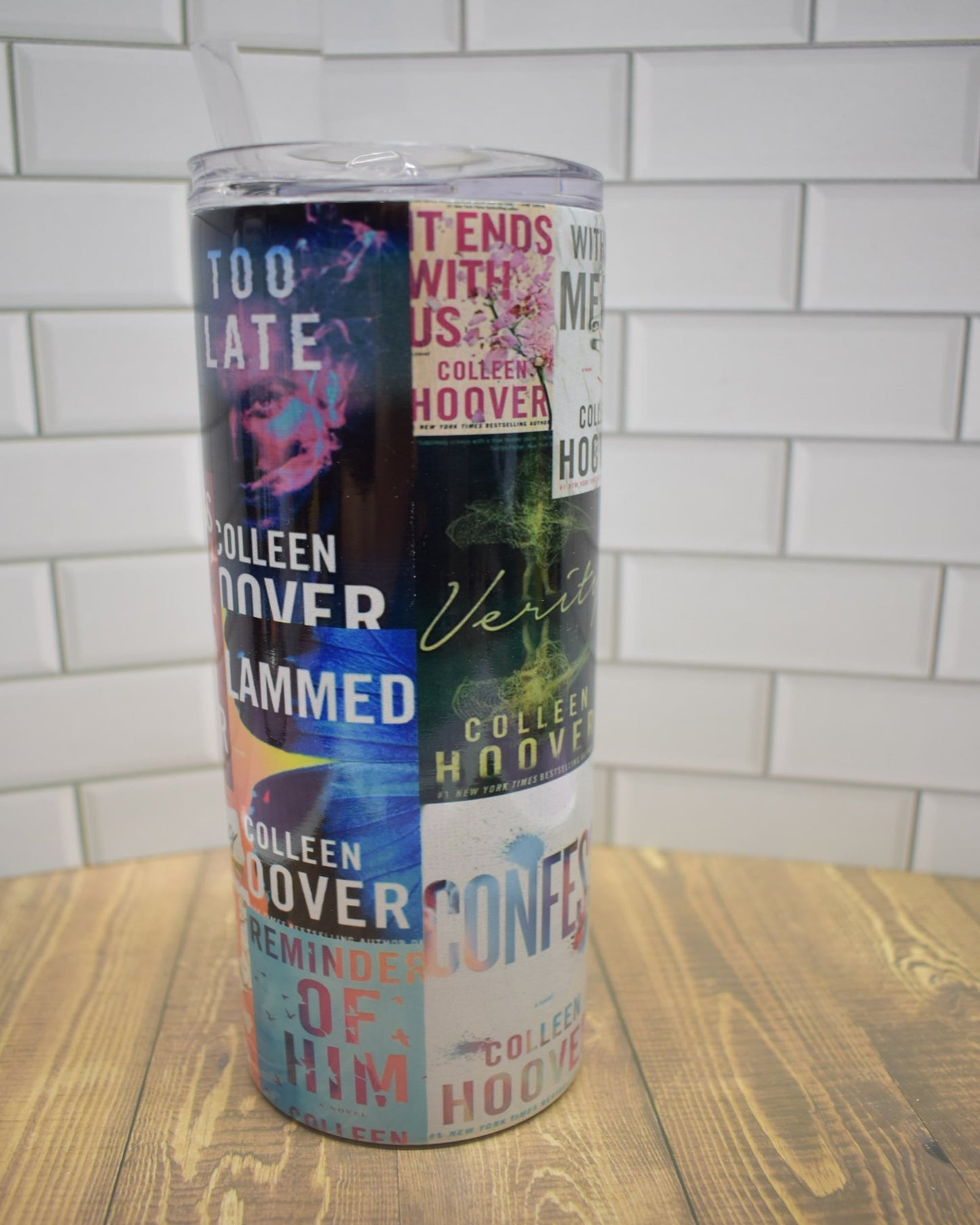 Sip in style with this 20 oz Stainless Steel Sublimated Tumbler. Featuring a vibrant book club design from Colleen Hoover, the high-quality stainless steel construction and sweat-resistant design ensures your favorite drinks stay cool for longer.