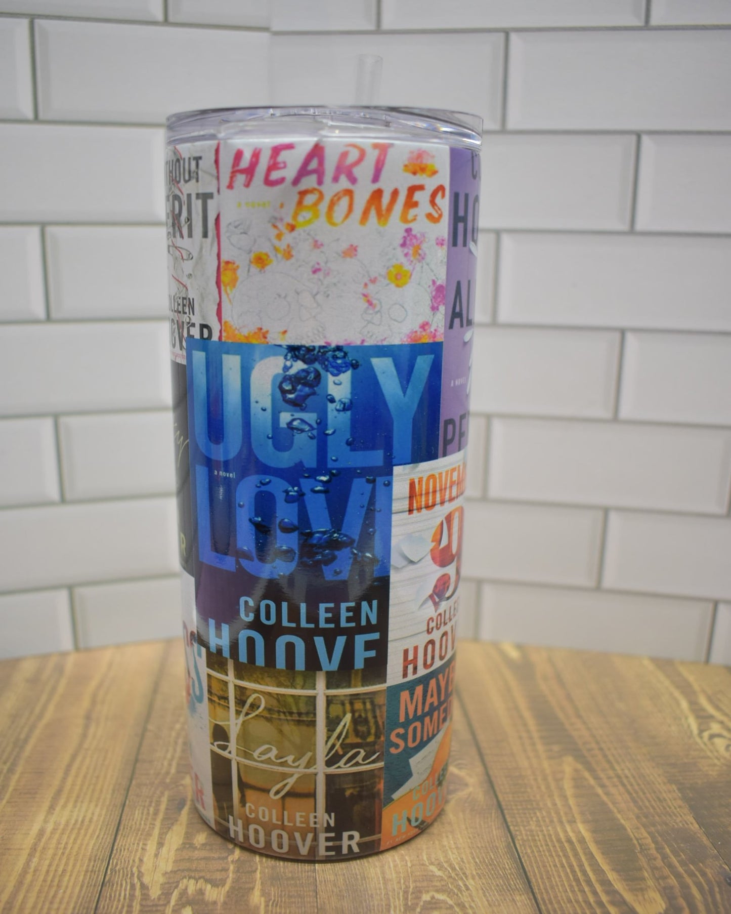 Sip in style with this 20 oz Stainless Steel Sublimated Tumbler. Featuring a vibrant book club design from Colleen Hoover, the high-quality stainless steel construction and sweat-resistant design ensures your favorite drinks stay cool for longer.